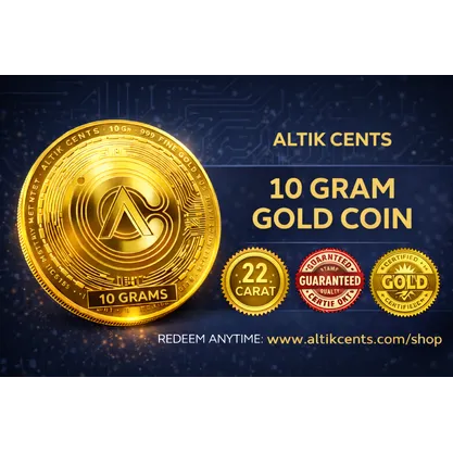 Altik Cents(ALTK) Gold Coin (10g)